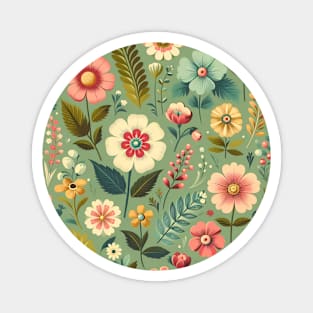 Spring Flowers Magnet